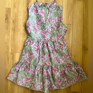 Karlie Sleeveless Brocade Dress